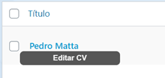 CD 
Cl Pedro Matta 
Editar CV 